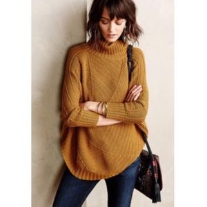 Anthropologie Angel of the North Harvest Poncho